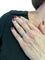 Bague 53 DEMI-ALLIANCE DIAMANTS CALIBRÉS 58 Facettes 059651