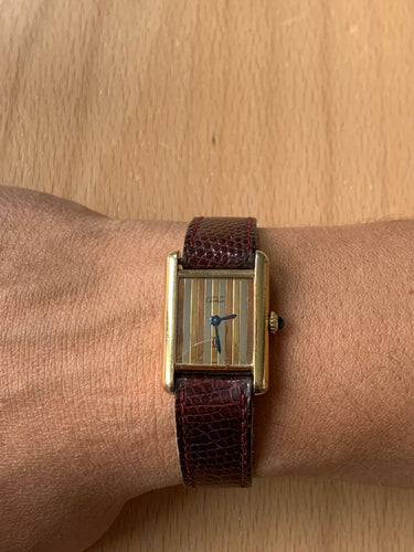 Montre Cartier - Montre De Femme Must 58 Facettes 3083/7