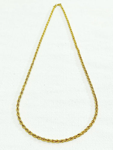 Collier Chaine En Or Torsadé 58 Facettes 3105/1