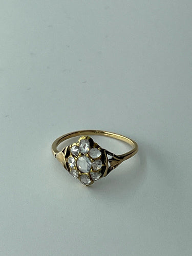 Bague 52 Bague Art Déco Diamants 58 Facettes