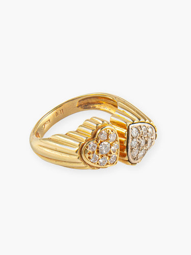 Bague Bague Toi & Moi Diamants 58 Facettes