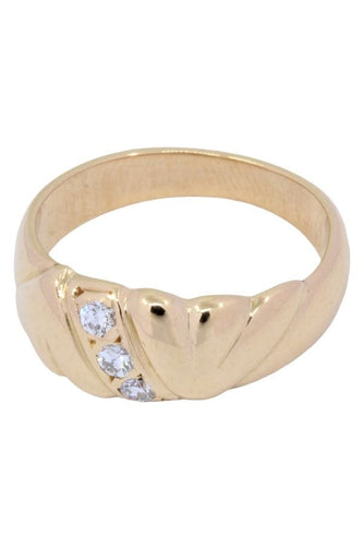 Bague 50 BAGUE MODERNE DIAMANTS 58 Facettes 048751