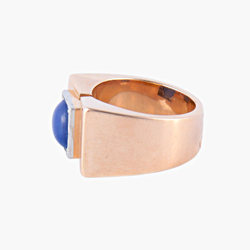 Bague 55 Bague Tank Lapis Lazuli 58 Facettes