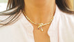 Collier Collier vintage diamants et rubis 58 Facettes 32278