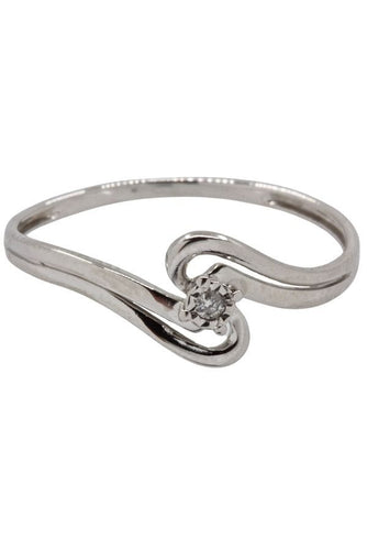 Bague 55 SOLITAIRE MODERNE DIAMANT 58 Facettes 038361