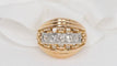 Bague 52 Bague Tank années 40 or jaune et diamants 58 Facettes 28393