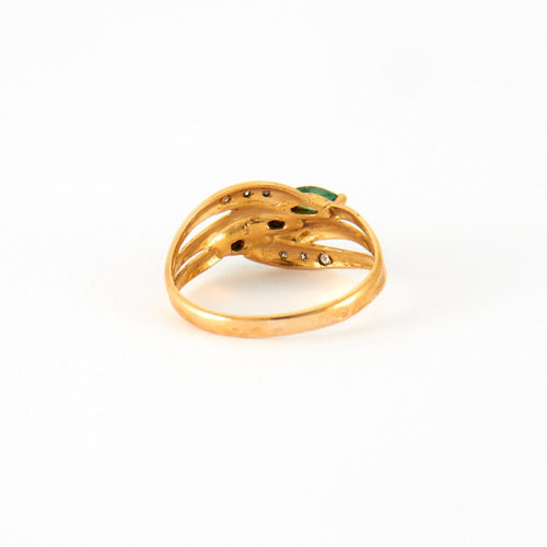 Bague Bague en Or jaune & diamants 58 Facettes