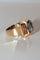 Bague 54 Bague TANK aigue-marine 58 Facettes 542