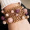 Bracelet DE GRISOGONO – Bracelet Boules Saphirs roses Rubis Diamants 58 Facettes