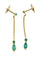 Boucles d'oreilles BOUCLES D'OREILLES PENDANTES ÉMERAUDES 58 Facettes 048071
