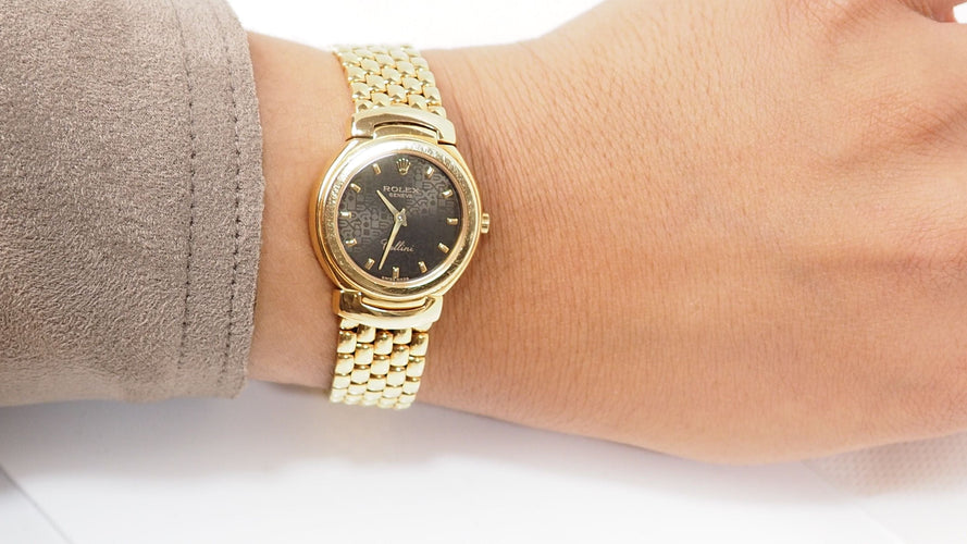 Montre ROLEX - Montre Cellini or jaune 58 Facettes 32355