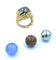 Bague GILBERT ALBERT. Bague or et billes interchangeables 58 Facettes