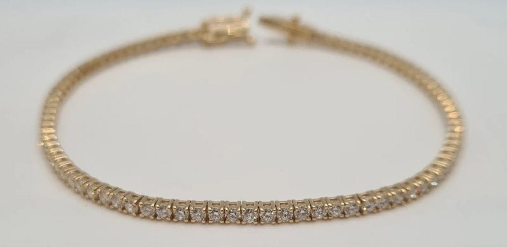 Bracelet Bracelet Rivière Or jaune Diamants 58 Facettes