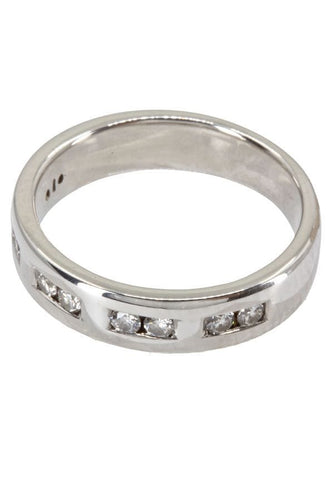 Bague 47 DEMI-ALLIANCE DIAMANTS 58 Facettes 038641