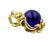Pendentif GILBERT ALBERT. Pendentif or jaune et billes interchangeables 58 Facettes