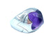 Bague BVLGARI. Bague "Pyramide" en or blanc et améthyste 58 Facettes