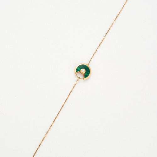 Bracelet CARTIER - Bracelet AMULETTE Malachite Diamant 58 Facettes