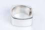 Bague Versani - Bague carrée en Argent 58 Facettes BQHOMVIE84BU-100