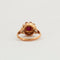 Bague 50 Bague fleur rubis or rose 58 Facettes
