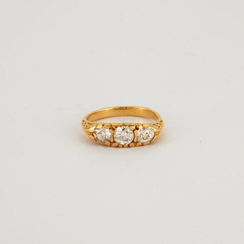 Bague 51.5 Bague Jarretière 3 Diamants 58 Facettes EL2-29