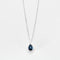 Collier Collier Saphir poire Diamants 58 Facettes