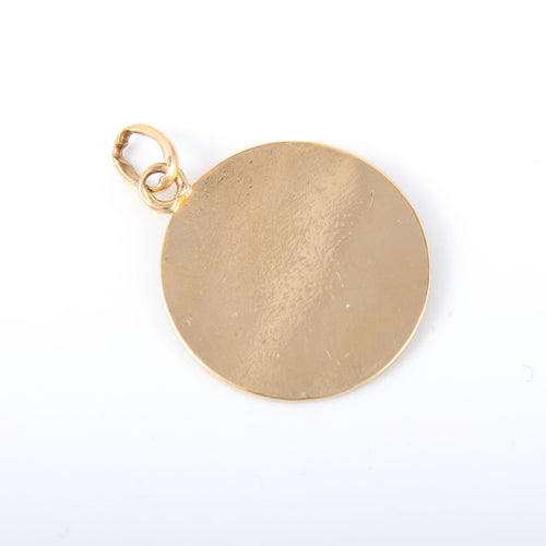 Pendentif Pendentif médaille religieuse Maria or jaune 58 Facettes 2790