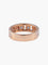 Bague Demi Alliance Or rose, sertie de diamants 58 Facettes