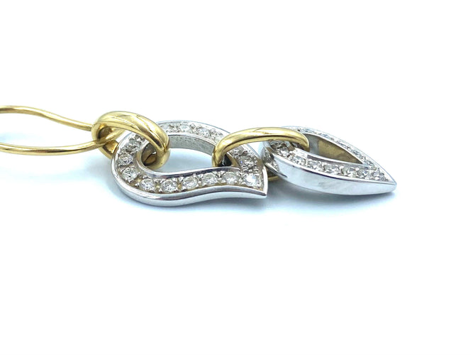 Collier MATTIOLI. Ensemble collier et bracelet 2 ors et diamants 58 Facettes