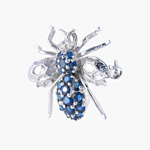 Broche Broche Saphirs 58 Facettes