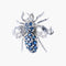 Broche Broche Saphirs 58 Facettes