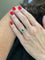 Bague 54 MARQUISE MODERNE ÉMERAUDE ET DIAMANTS 58 Facettes 054761