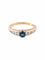 Bague Bague Or Jaune Saphir Diamants 58 Facettes