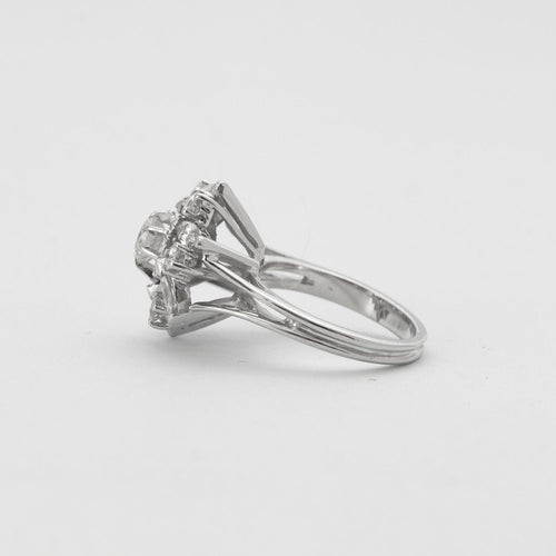 Bague 49 Bague ancienne Or Diamants 58 Facettes