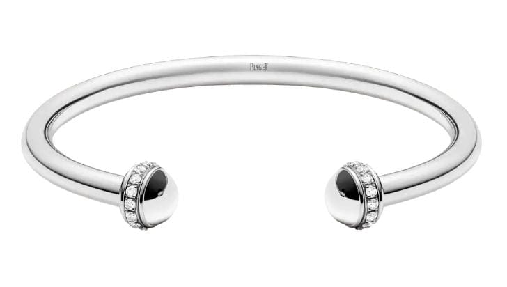 Bracelet PIAGET - Bracelet ouvert Possession Or Blanc Diamants 58 Facettes G36PV316