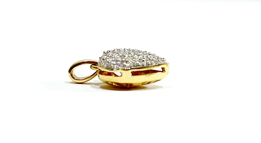 Pendentif Pendentif cœur Or jaune Diamants 58 Facettes