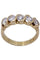 Bague 52 DEMI-ALLIANCE 5 DIAMANTS 58 Facettes 078111