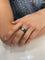 Bague BAGUE MODERNE CÉRAMIQUE ET DIAMANTS 58 Facettes 051981