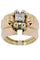 Bague SOLITAIRE DIAMANT ANNÉES 50' 58 Facettes 039221