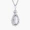 Collier Pendentif sur chaîne Diamant Poire 58 Facettes