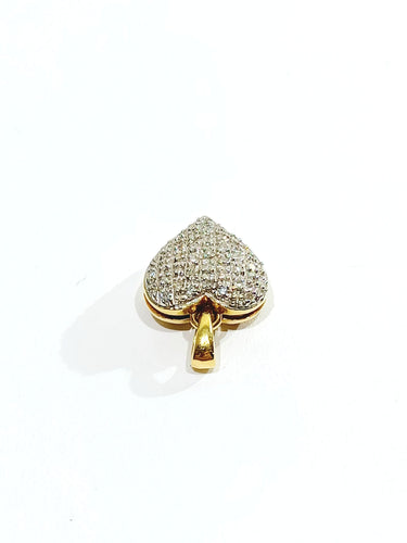 Pendentif Pendentif cœur Or jaune Diamants 58 Facettes