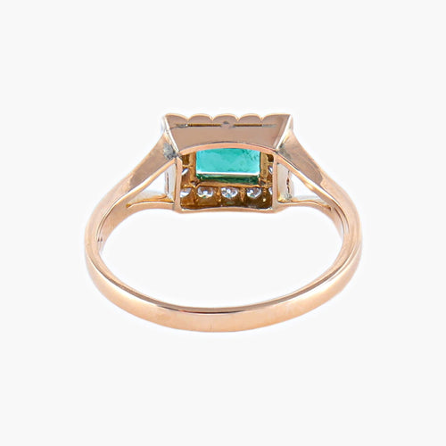 Bague 54 Bague Emeraude Diamants 58 Facettes