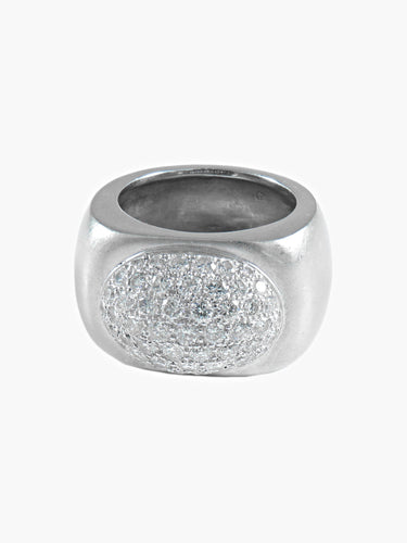 Bague 53 Bague Chevalière Diamants 58 Facettes