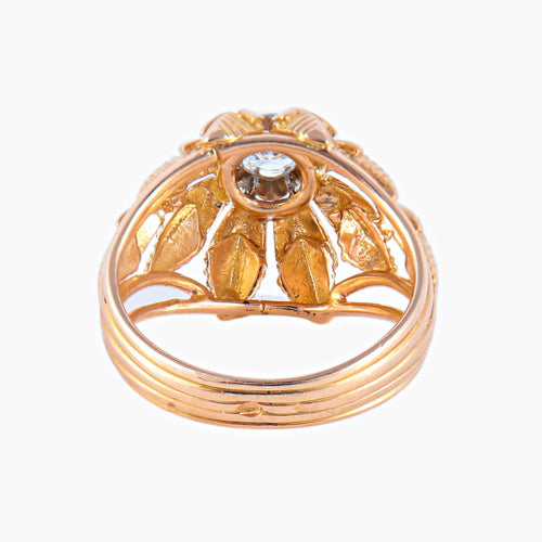Bague 49 Bague Or jaune Diamant 58 Facettes
