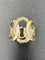 Bague 51 POMELLATO. Collection Brera, bague or rose 18K et diamants cognac 58 Facettes