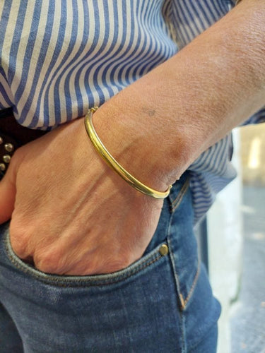 Bracelet Bracelet jonc ouvrant Or jaune 58 Facettes 082471