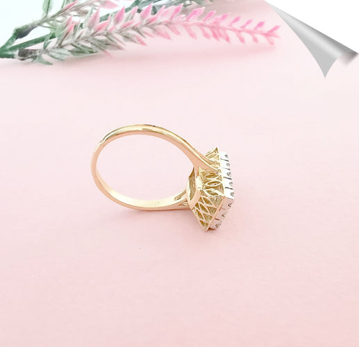 Bague Bague, diamants, 2 ors 58 Facettes AA 1563