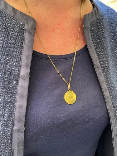 Pendentif MÉDAILLE SCAPULAIRE 58 Facettes 048441