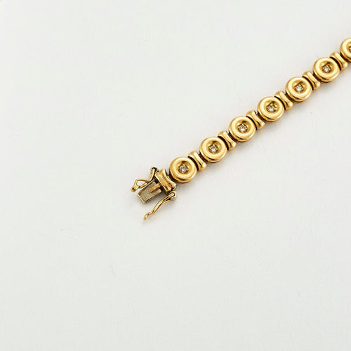 Bracelet Bracelet Rivière de Diamants Or Jaune 58 Facettes