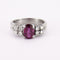 Bague 51 Bague rubis, diamants 58 Facettes