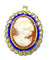 Broche Broche pendentif camée profil de femme 58 Facettes AB197